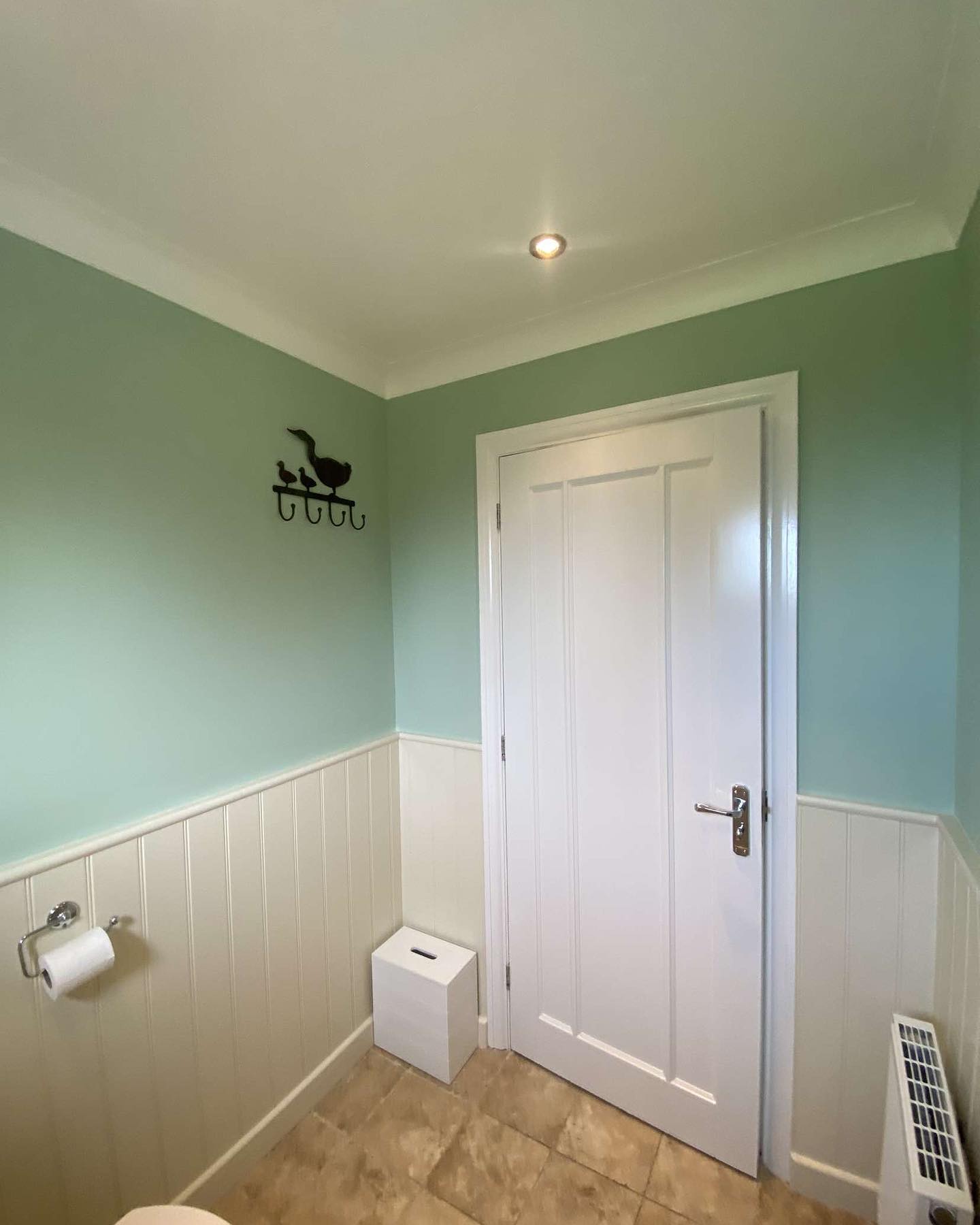 Bathroom panelling detail